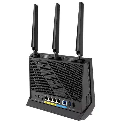 Рутер, Asus Gaming Wireless Router, RT-BE86U, BE6800, Dual-Band, Quad-Core 2.6GHz CPU, 256MB/1GB Flash/RAM, 4K-QAM, MLO, 10G port, 2.5G quad-port, AiProtection Pro, Adaptive QoS, VPN Fusion, Instant Guard, IPTV, OFDMA, MU-MIMO, UTF-8 SSID, AiMesh, Black - image 4