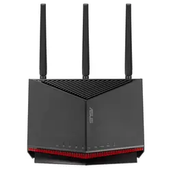 Рутер, Asus Gaming Wireless Router, RT-BE86U, BE6800, Dual-Band, Quad-Core 2.6GHz CPU, 256MB/1GB Flash/RAM, 4K-QAM, MLO, 10G port, 2.5G quad-port, AiProtection Pro, Adaptive QoS, VPN Fusion, Instant Guard, IPTV, OFDMA, MU-MIMO, UTF-8 SSID, AiMesh, Black