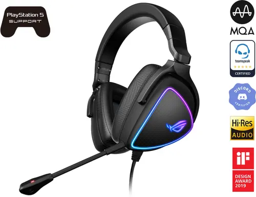 Геймърски слушалки ASUS ROG Delta S, USB-C, Aura Sync RGB - image 1