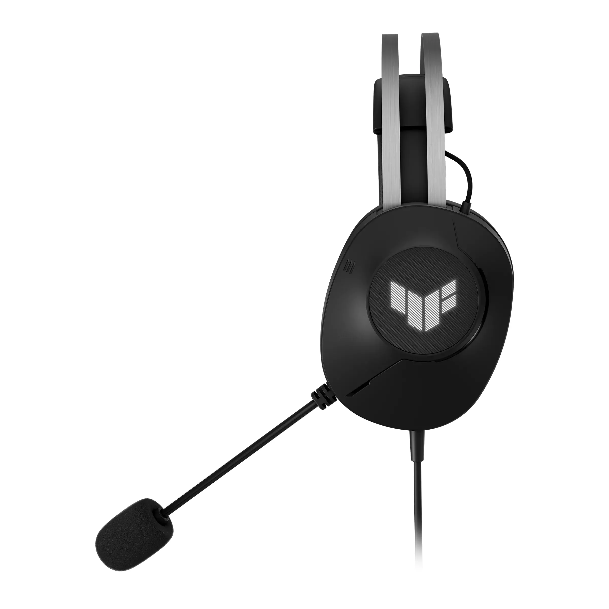 Слушалки, AsusTUF Gaming H1 Gen II Headset (Lightweight 297-g, wired USB-A connection, 40 mm Drivers, Virtual 7.1 Surround Sound, Team-Speak Certified Mic, Durable Ear Cushions, For PC, PS5),Black - image 2