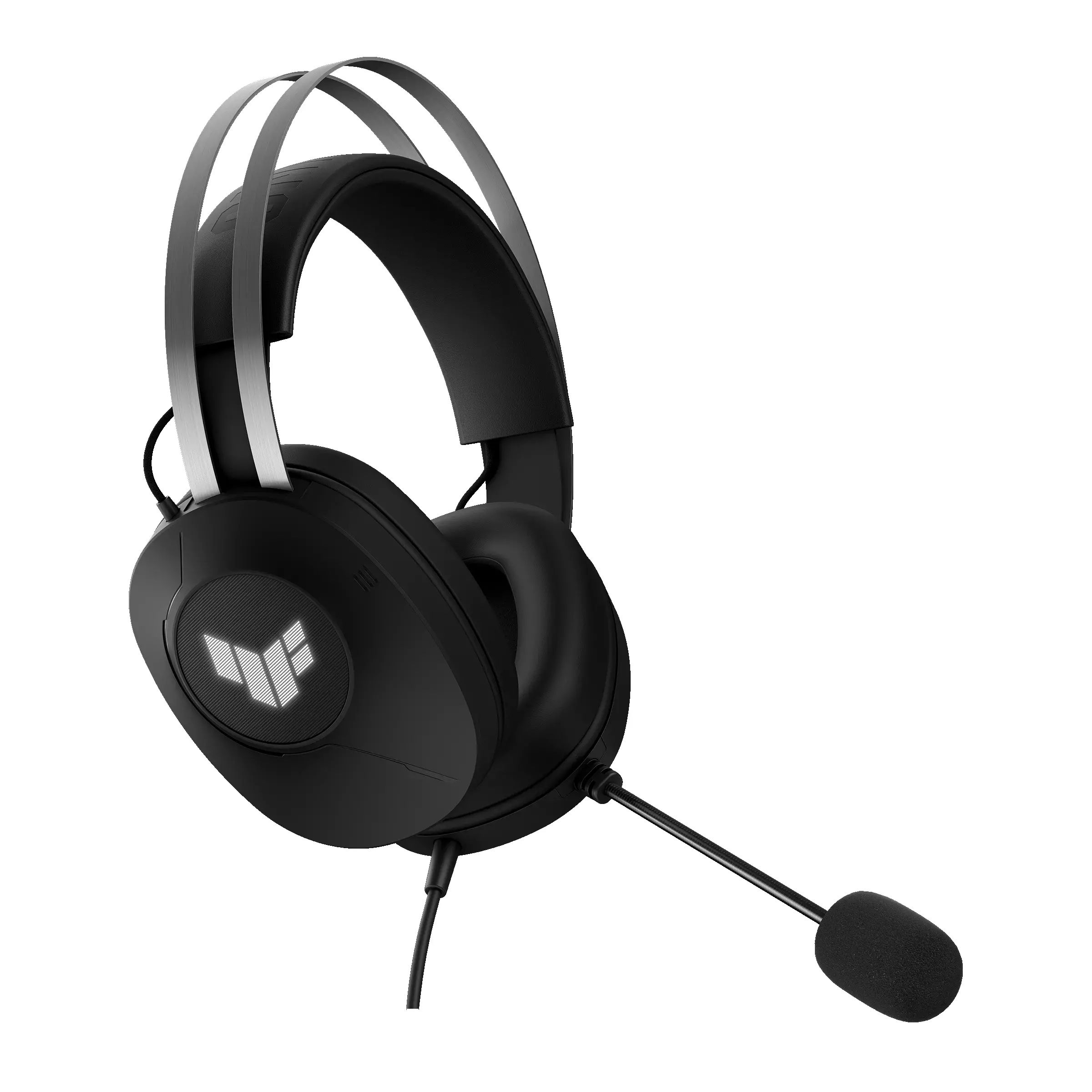 Слушалки, AsusTUF Gaming H1 Gen II Headset (Lightweight 297-g, wired USB-A connection, 40 mm Drivers, Virtual 7.1 Surround Sound, Team-Speak Certified Mic, Durable Ear Cushions, For PC, PS5),Black - image 3