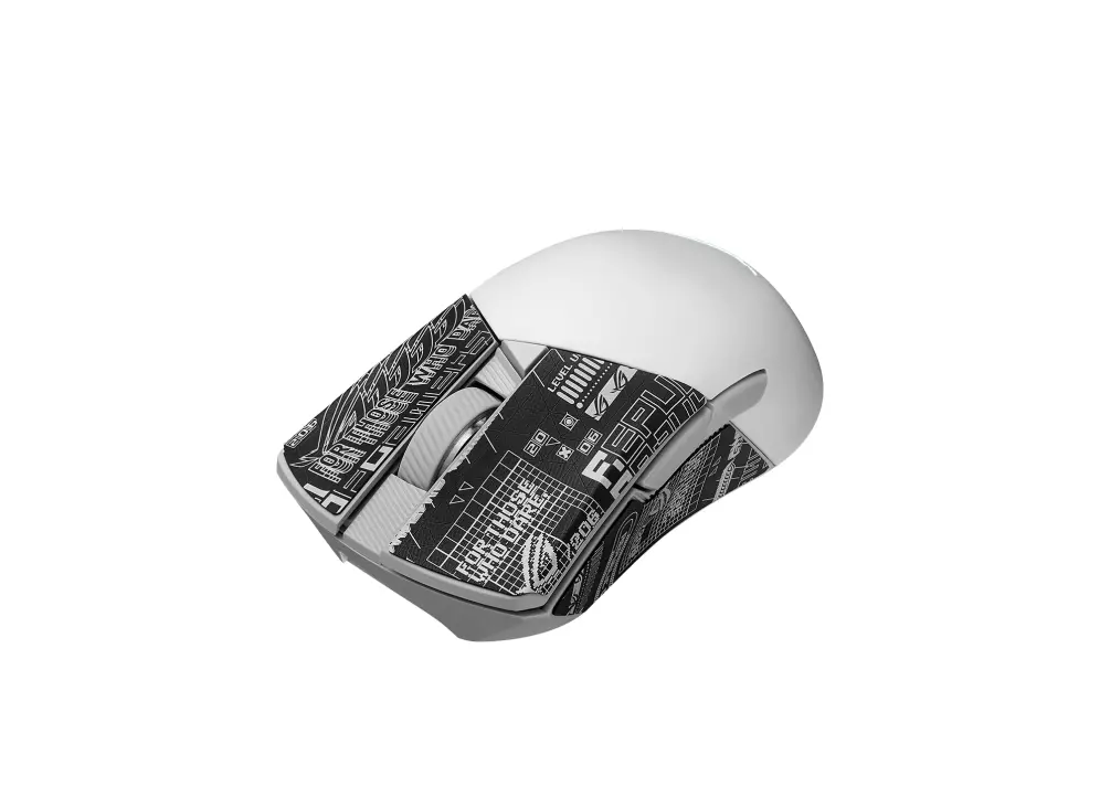 Геймърска безжична мишка ASUS ROG Gladius III Wireless AimPoint - Бяла - image 3