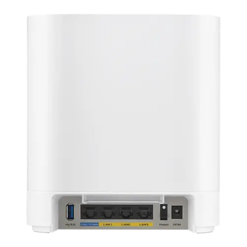 Меш система, Asus Business Mesh WiFi system, ExpertWiFi EBM68 1PK, AX7800, Tri-Band, Quad-Core 1.7GHz CPU, 256MB/1GB Flash/RAM, 2.5G port, OFDMA, Beamforming, 8 SSIDs, customize guest portal, Commercial-Grade Network Security & VPN, wall mounting, White - image 2