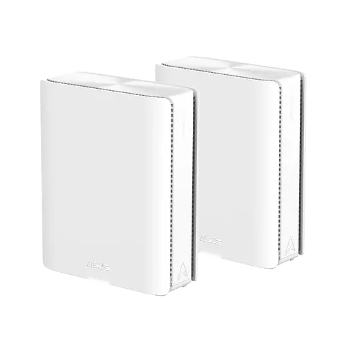 Меш система, Asus Mesh WiFi system, ZenWiFi BQ16 2PK, BE25000, Quad-Band, up to 740m2, Quad-Core 2.6GHz CPU, 256MB/2GB Flash/RAM, 10G dual-port, Smart Home Master SSIDs, AiProtection Pro, Adaptive QoS, VPN server/client, IPTV, OFDMA, Beamforming, AiMesh, 4G&5G, White - image 3