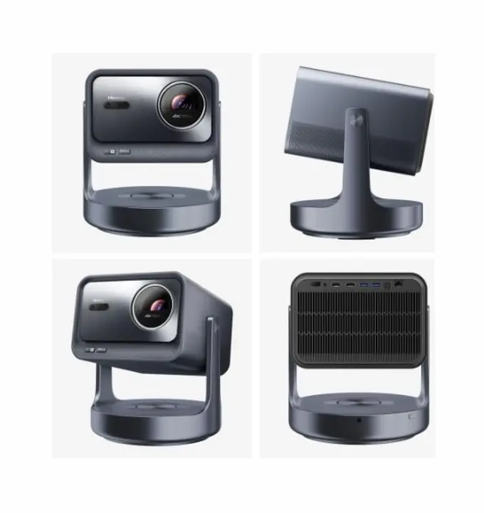 Мултимедиен проектор, Hisense C2 Ultra Smart mini Laser Projector, 4K Ultra HD 3840x2160, 2000:1, 3000 lum, 60 Hz, Optical Zoom& Digital Zoom,Dolby Vision, IMAX enhanced,Dolby Vision, HDR10+, HDR10, HLG, 2*10W+20W Subwoofer,Designed for XBOX - image 4
