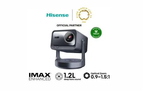 Мултимедиен проектор, Hisense C2 Ultra Smart mini  Laser Projector, 4K Ultra HD 3840x2160, 2000:1, 3000 lum, 60 Hz, Optical Zoom& Digital Zoom,Dolby Vision, IMAX enhanced,Dolby Vision, HDR10+, HDR10, HLG, 2*10W+20W Subwoofer,Designed for XBOX