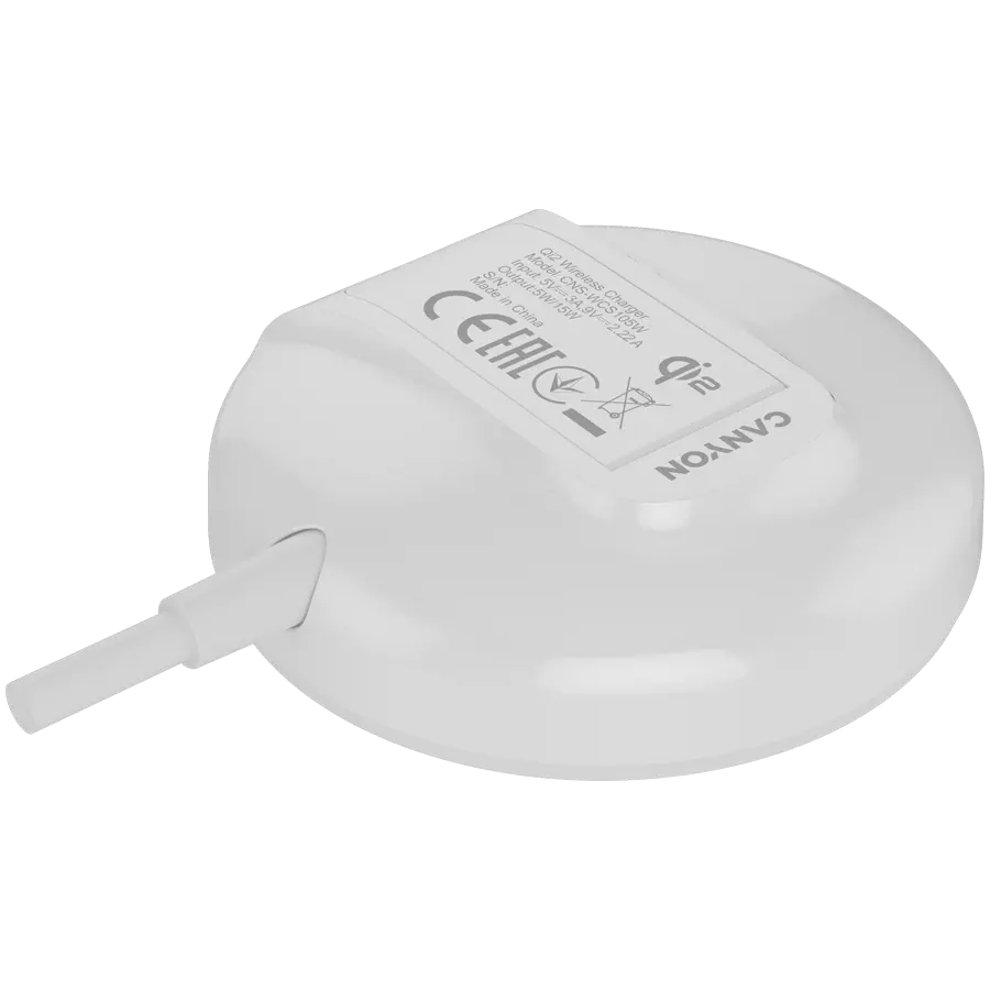 CANYON wireless charger WS-105 15W Qi2 White - image 5