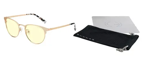 Компютърни очила GUNNAR Apex Gold/Marble Amber - image 3