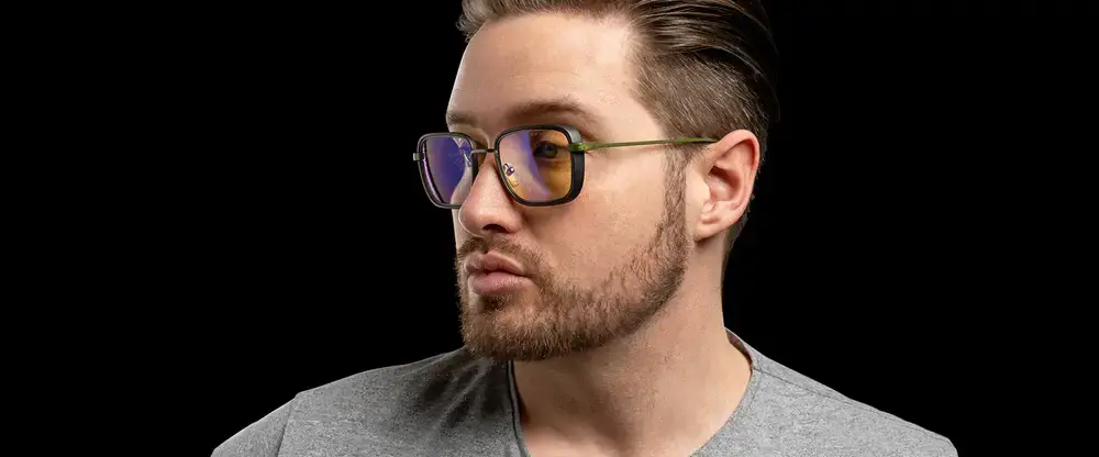 Геймърски очила GUNNAR Fallout Vault 33 Gunmetal/Olive - Amber - image 3