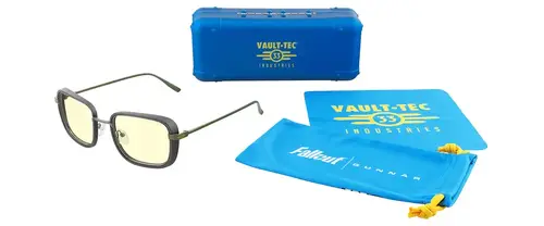 Геймърски очила GUNNAR Fallout Vault 33 Gunmetal/Olive - Amber - image 6