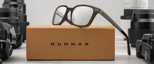 Γυαλιά υπολογιστή GUNNAR Muir Ebony (wood), Amber - 4