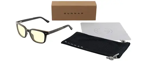Компютърни очила GUNNAR Muir Ebony (wood), Amber - image 5