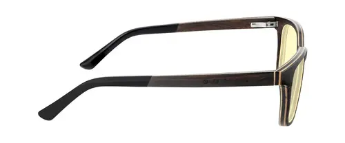 Компютърни очила GUNNAR Muir Ebony (wood), Amber - image 6