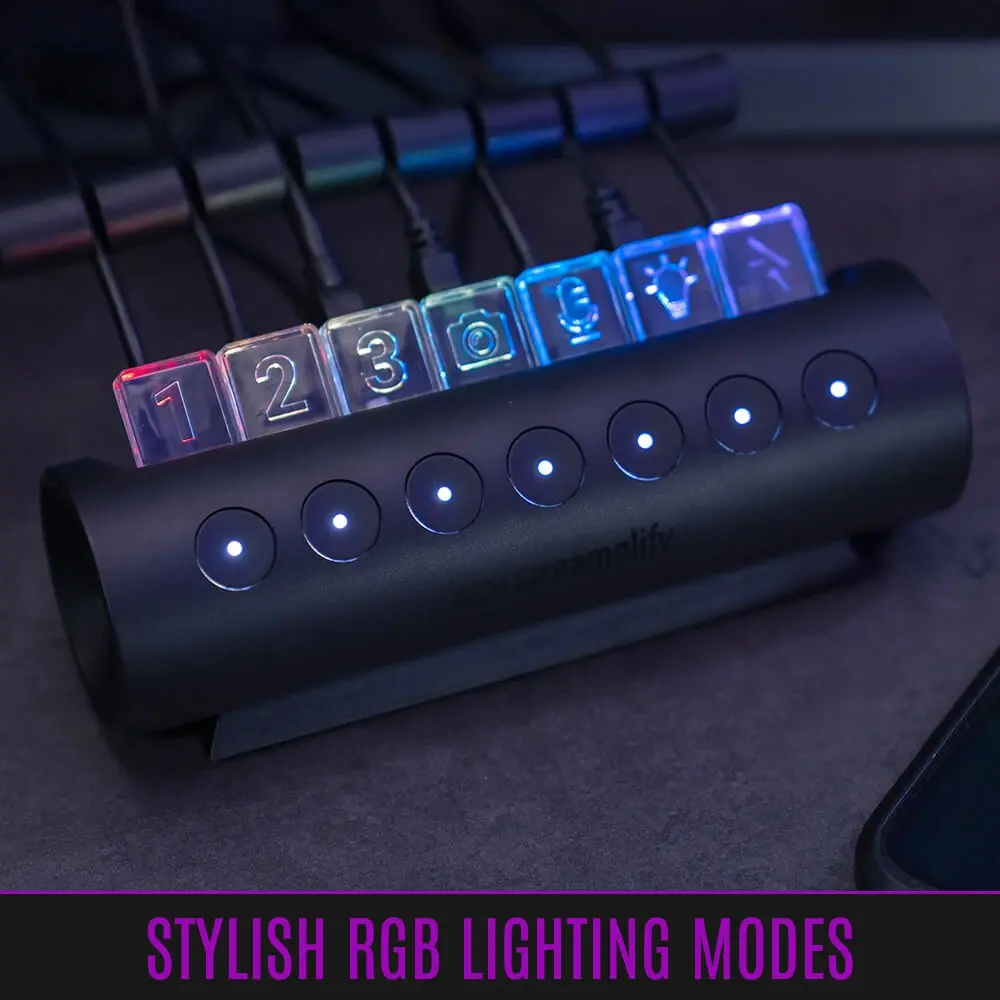 Streamplify стрийминг хъб/дек Streaming HUB CTRL 7 RGB - 7 x USB-A - SPUH-HC71217.11 - image 15