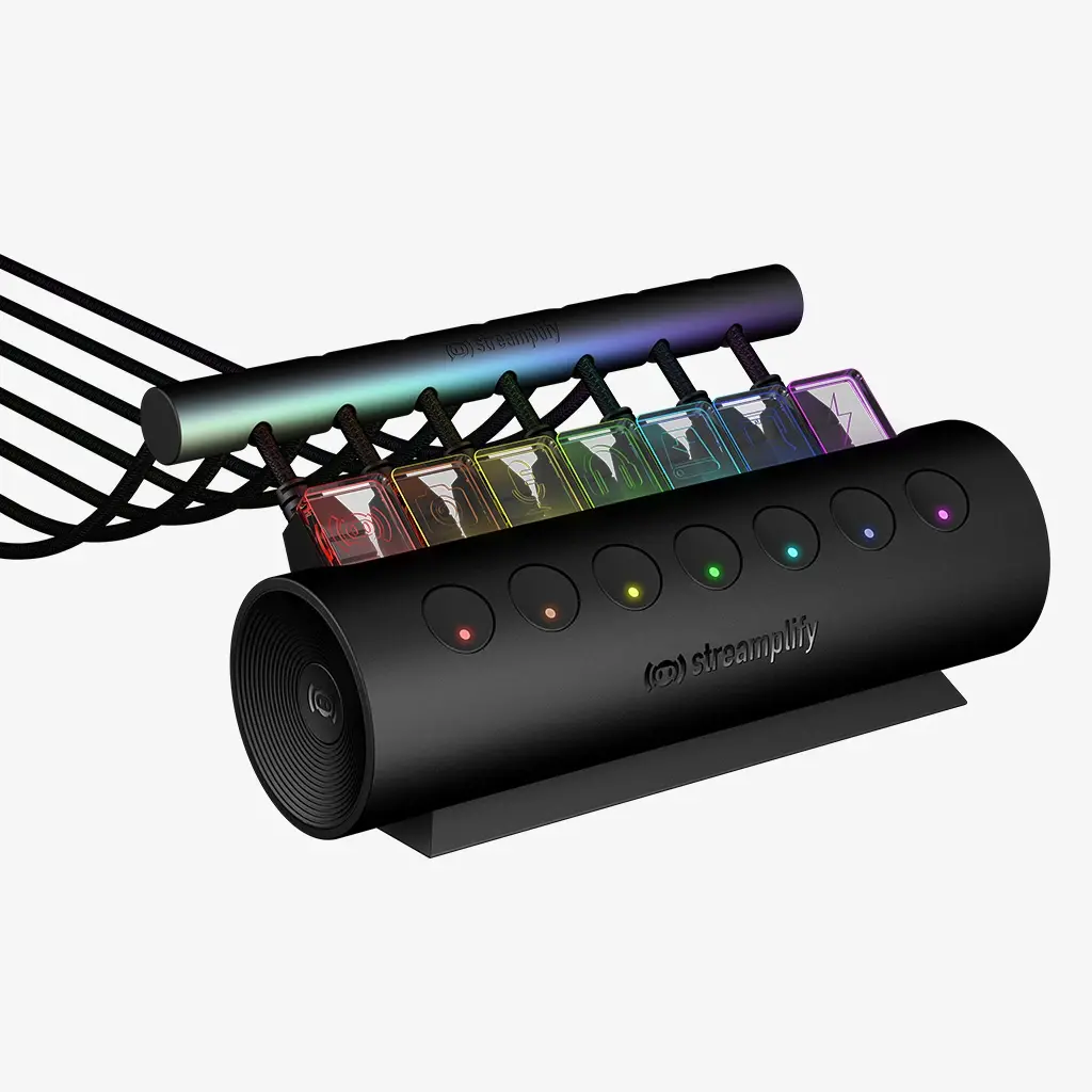 Streamplify стрийминг хъб/дек Streaming HUB CTRL 7 RGB - 7 x USB-A - SPUH-HC71217.11 - image 4