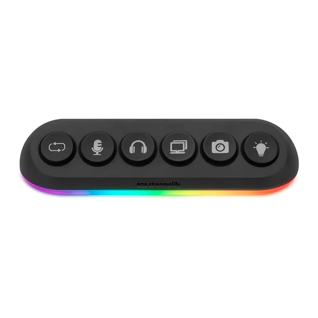 Streamplify стрийминг хъб/дек Streaming HUB DECK 5 RGB - 5 x USB-A - SPUH-HD51217.11 - image 1
