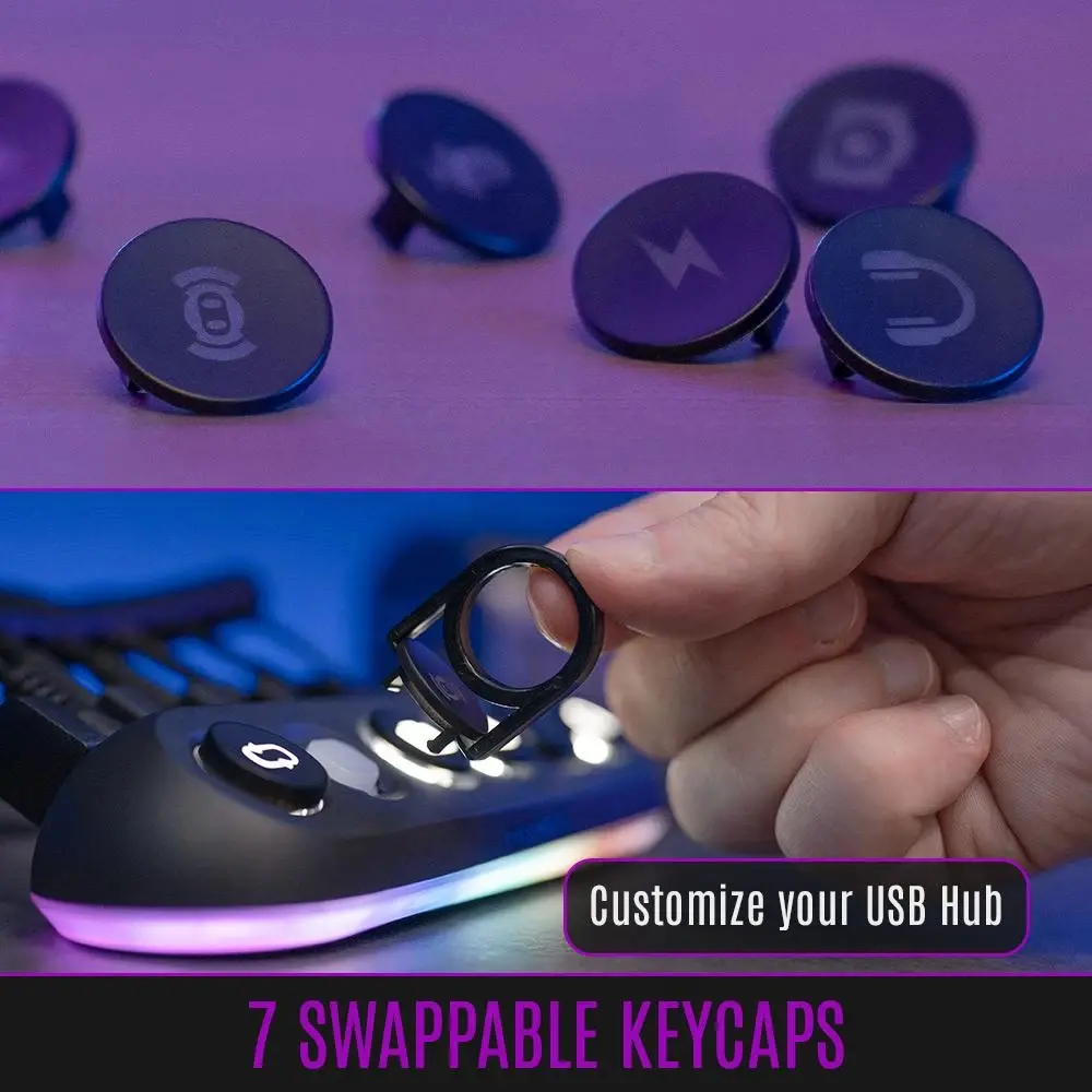 Streamplify стрийминг хъб/дек Streaming HUB DECK 5 RGB - 5 x USB-A - SPUH-HD51217.11 - image 16