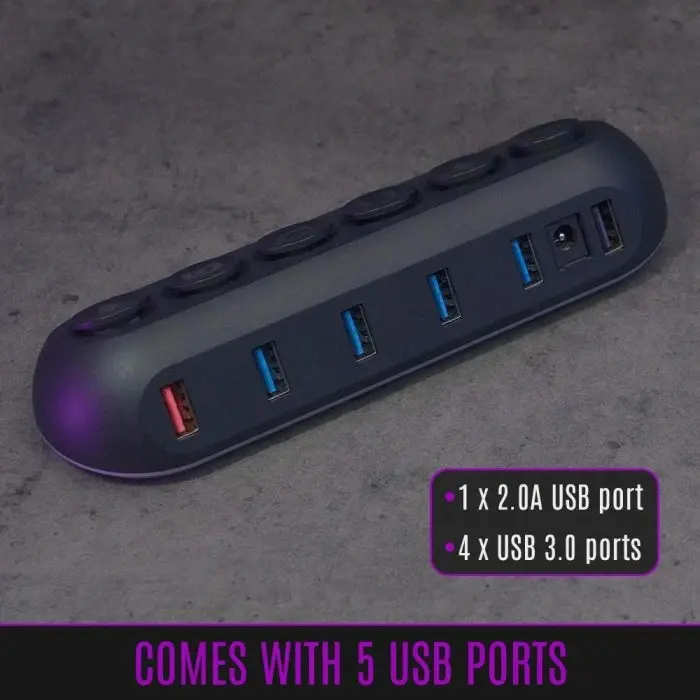 Streamplify стрийминг хъб/дек Streaming HUB DECK 5 RGB - 5 x USB-A - SPUH-HD51217.11 - image 18