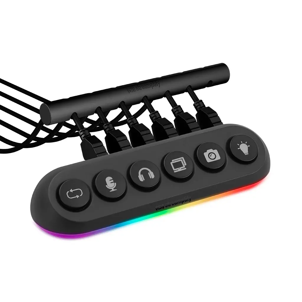 Streamplify стрийминг хъб/дек Streaming HUB DECK 5 RGB - 5 x USB-A - SPUH-HD51217.11 - image 6