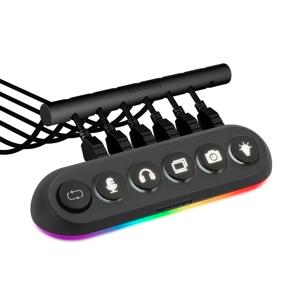 Streamplify стрийминг хъб/дек Streaming HUB DECK 5 RGB - 5 x USB-A - SPUH-HD51217.11 - image 7