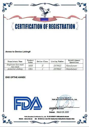 OEM mască de protecție KN95 FFP2 - CE, FDA - 6