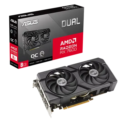 Видео карта, ASUS DUAL-RX7600-O8G-EVO