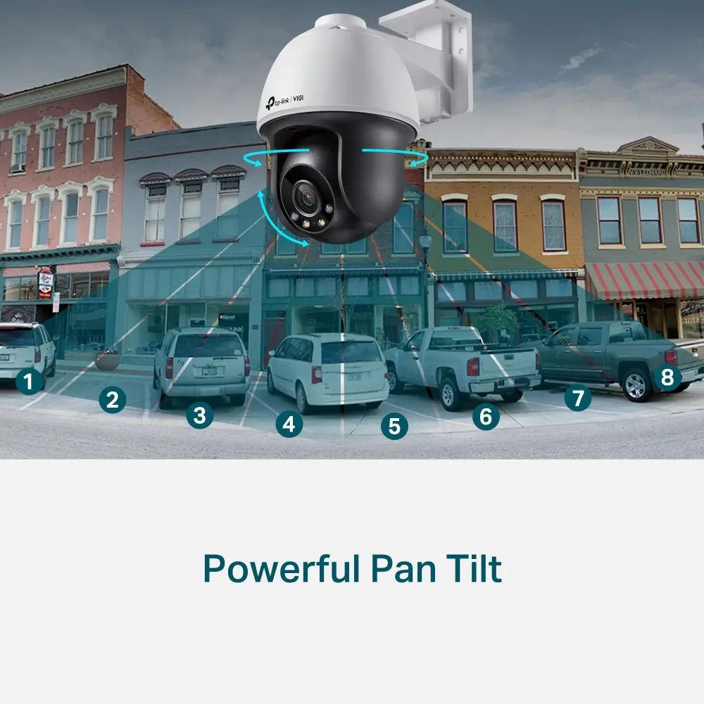 Камера TP-Link VIGI C540, 4MP, PTZ, Color, PoE/12V DC, IR до 30м., ONVIF, IP66 - image 2