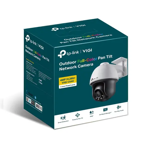 Камера TP-Link VIGI C540, 4MP, PTZ, Color, PoE/12V DC, IR до 30м., ONVIF, IP66 - image 4