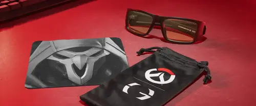Компютърни очила GUNNAR Overwatch Reaper Black Ash - Amber - image 3