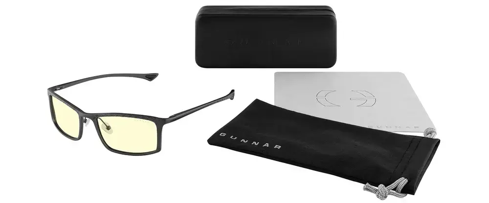 Компютърни очила GUNNAR Plaid Graphite - Amber - image 4