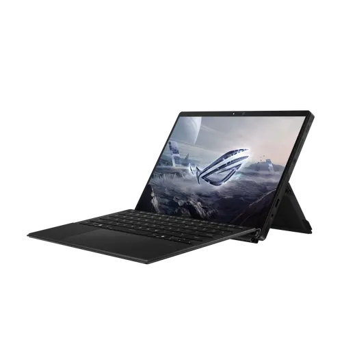 Лаптоп, Asus ROG Flow Z13 GZ302EA-RU011X, AMD STRIX HALO-16C/BGA, 13.4" 2.5K (2560 x 1600, WQXGA) 16:10 ,180Hz,32 LPDDR5X (24 onBD) , 1TB M.2 G4SSD,AMD Radeon Graphics, WiFi 7, Backlit Chiclet Keyboard ,Windows 11 Pro, Off Black +Stylus - image 2