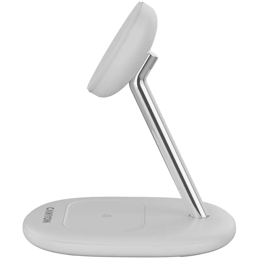 CANYON wireless charger WCS-205 15W Qi2 2in1 White - image 3