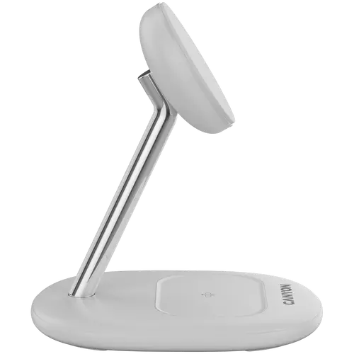 CANYON wireless charger WCS-205 15W Qi2 2in1 White - image 5