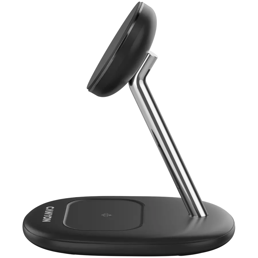 CANYON wireless charger WCS-205 15W Qi2 2in1 Black - image 3