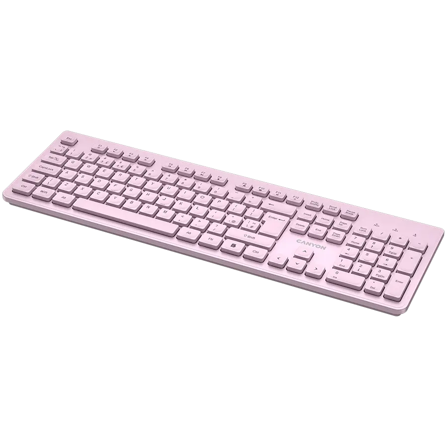 CANYON keyboard HKB-W01 UK/US AAA Wireless Pink - image 3