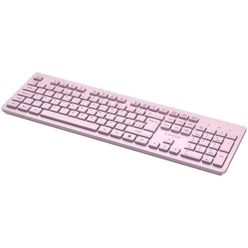 CANYON πληκτρολόγιο HKB-W01 UK/US AAA ασύρματο Ροζ - 4