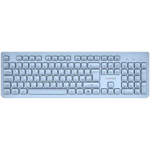 CANYON keyboard HKB-W01 UK/US AAA Wireless Blue