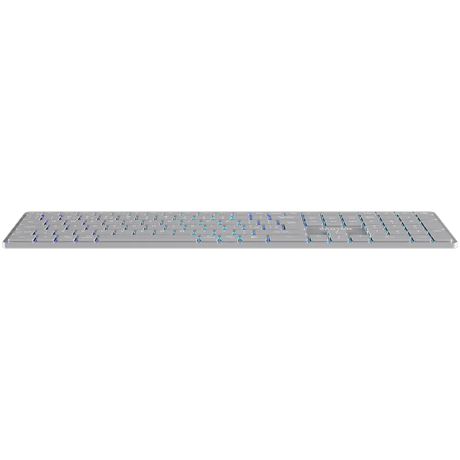 CANYON keyboard HKB-W11 UK/US RGB Dual Mode Wireless Grey - image 2