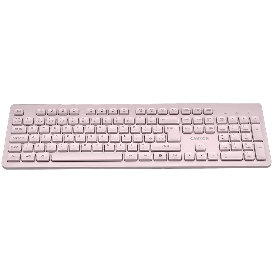 CANYON keyboard HKB-W01 UK/US AAA Wireless Beige - image 1