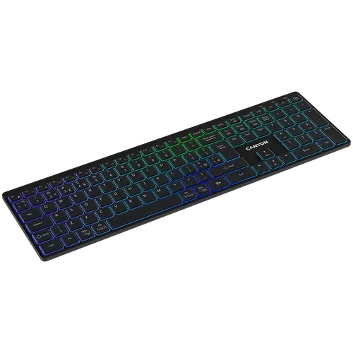 CANYON keyboard HKB-W11 UK/US RGB Dual Mode Wireless Black - image 4