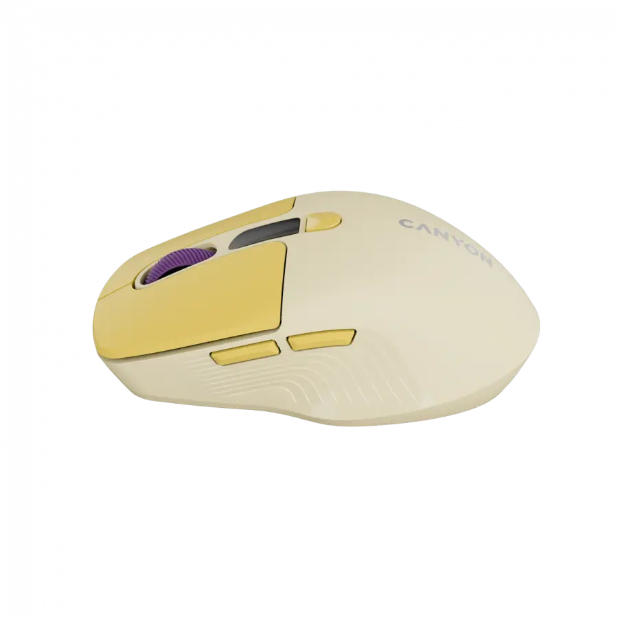 CANYON mouse MW-26 LCD Silent Dual Mode Wireless Yellow - image 2