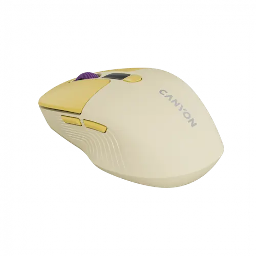 CANYON mouse MW-26 LCD Silent Dual Mode Wireless Yellow - image 3
