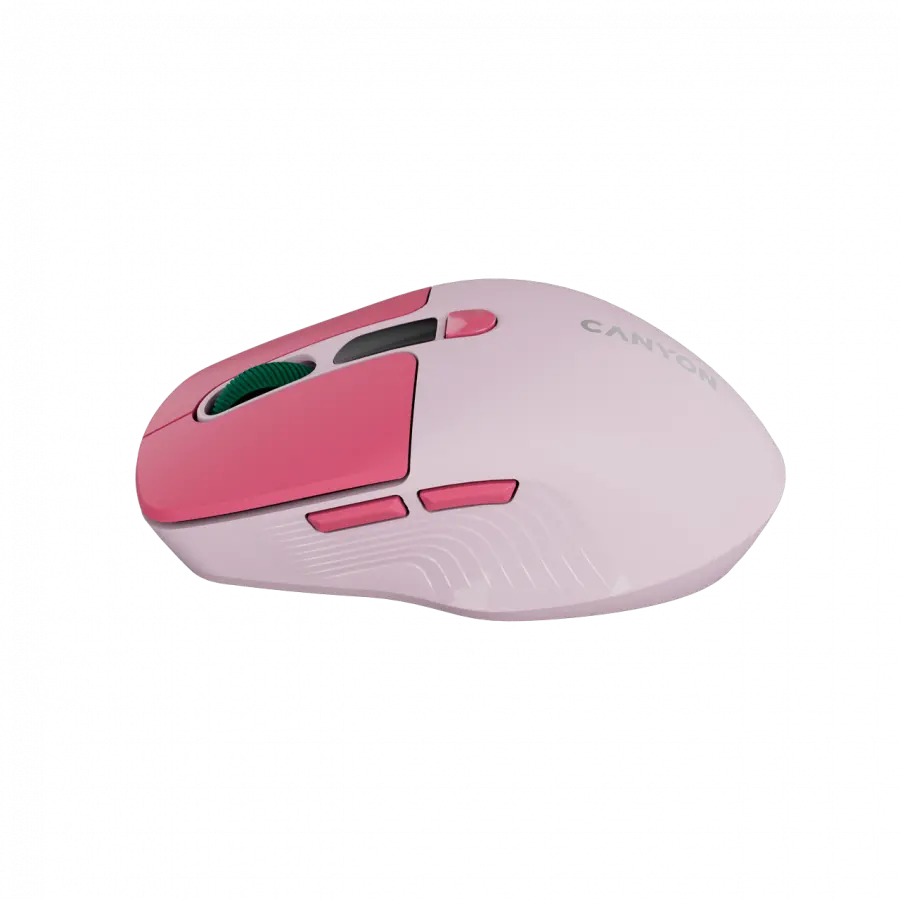 CANYON mouse MW-26 LCD Silent Dual Mode Wireless Pink - image 2
