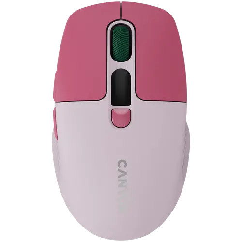 CANYON mouse MW-26 LCD silențios Dual Mode wireless Roz - 1