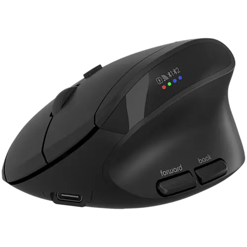 CANYON mouse MW-25 Ergonomic LED AA Dual mode Wireless Black - image 1