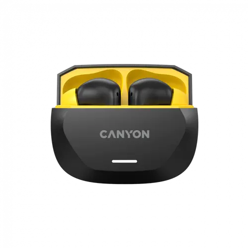 CANYON headset HEXAGON 7 TWS ANC+ENC Wireless Charge Black Yellow - image 2