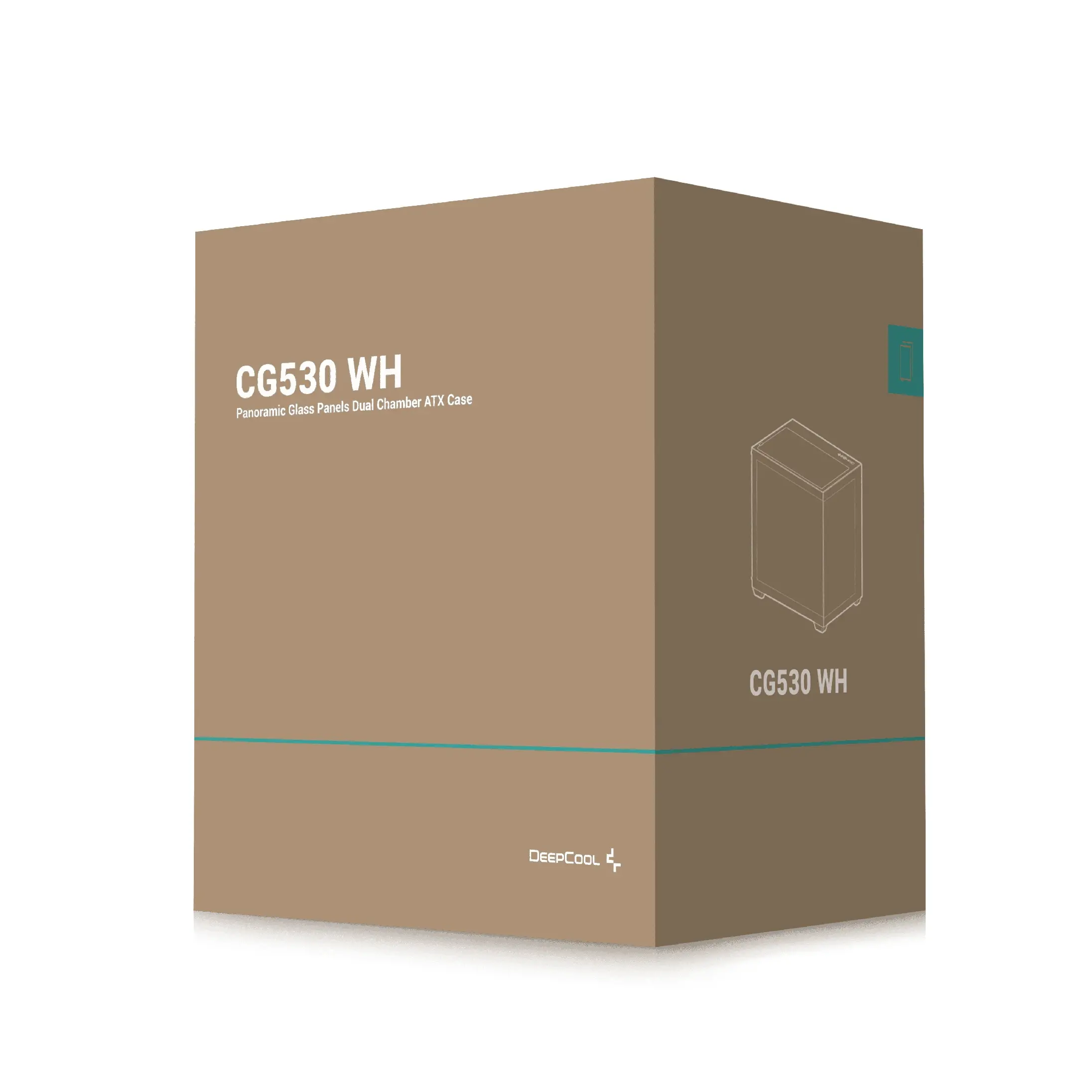 DeepCool кутия Case ATX - CG530 White - image 13