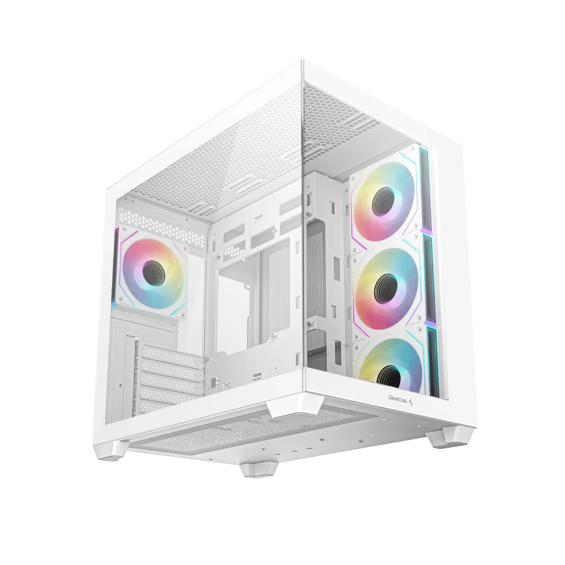 DeepCool кутия Case ATX - CG530 4F White - 4 ARGB Fans - image 2