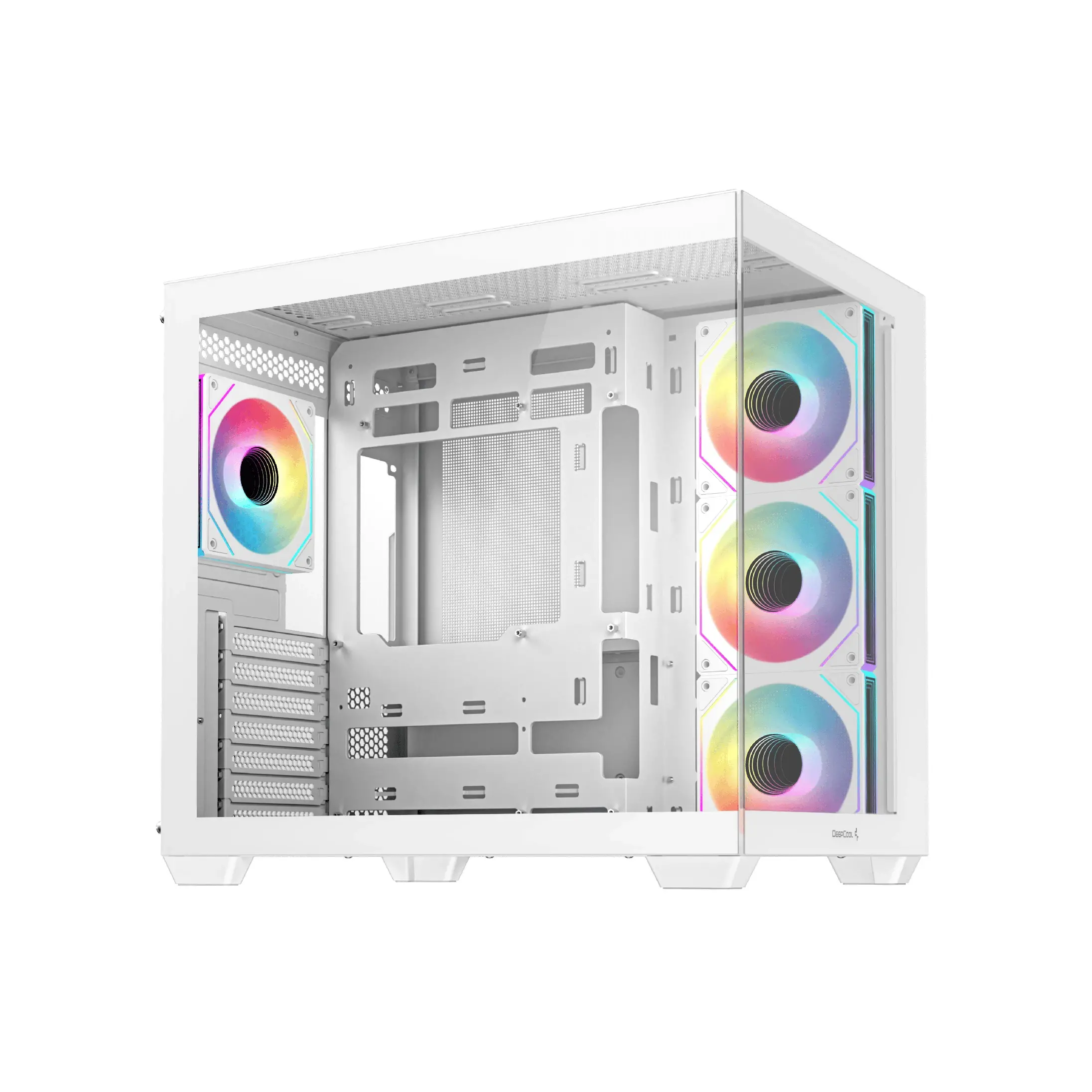 DeepCool кутия Case ATX - CG530 4F White - 4 ARGB Fans - image 3