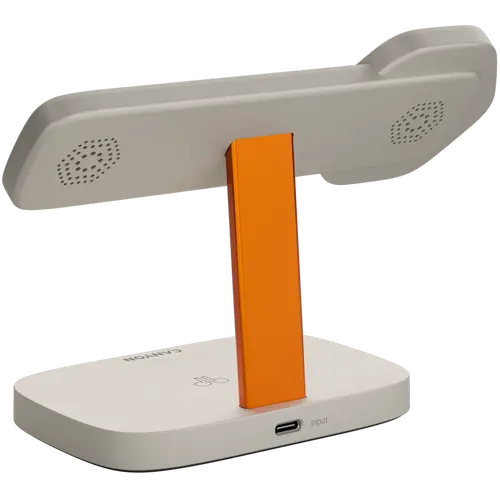 CANYON Wireless Charging Station Hexagon 310 3in1 LightGrey/Orange - image 3